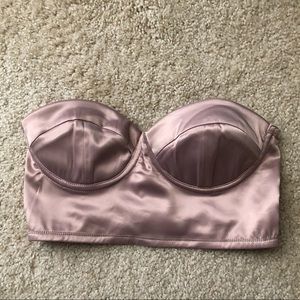 Blush colored bustier